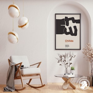 Eduardo Chillida Abstract Art Print, Galerie Maeght Exhibition Poster