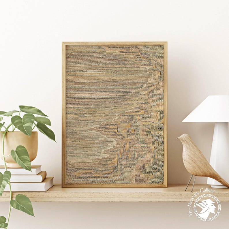 Paul Klee Coastal Abstract Art Print: Eclectic Home Decor