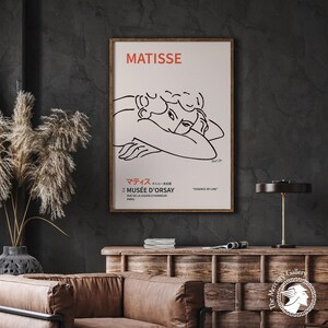 Impresión de Matisse "Mujer dormida", póster de arte francés imagen 7
