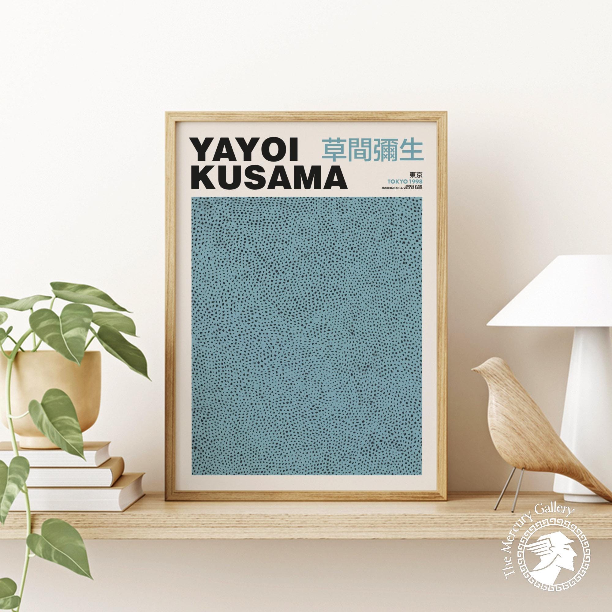 貴重 ポスター　AMIAYA Yayoi Kusama Tokyo 1998 Exhibition Poster – Museum Style Art Print