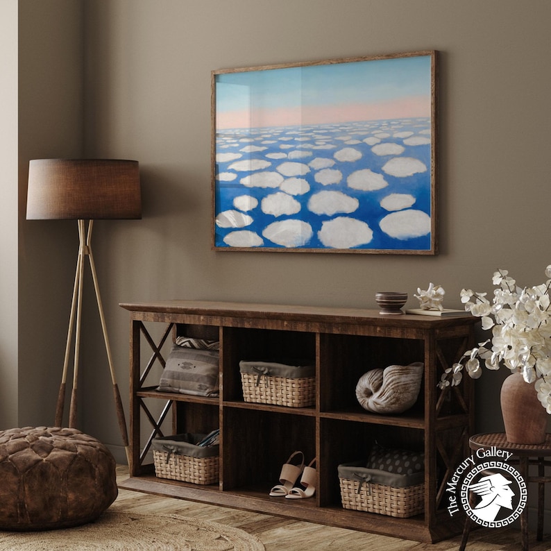Georgia O'keeffe Print, Above the Clouds I, Landscape Wall Art, American Modernism Wall Decor, Housewarming Gift, Christmas Gift image 6
