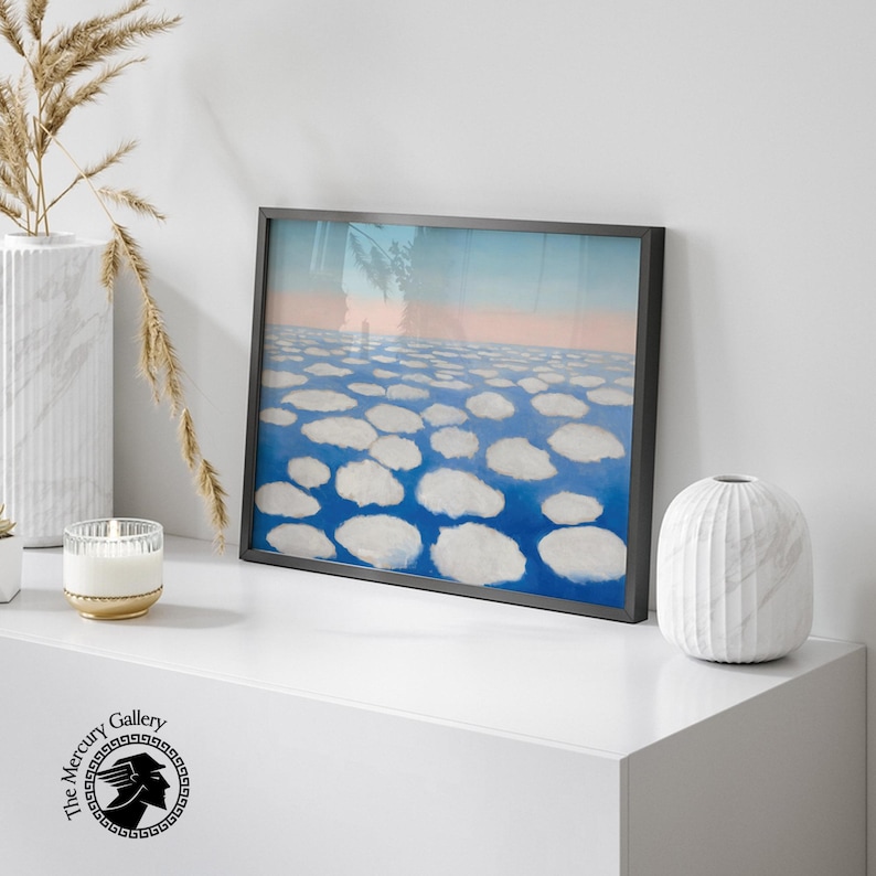 Georgia O'keeffe Print, Above the Clouds I, Landscape Wall Art, American Modernism Wall Decor, Housewarming Gift, Christmas Gift image 7