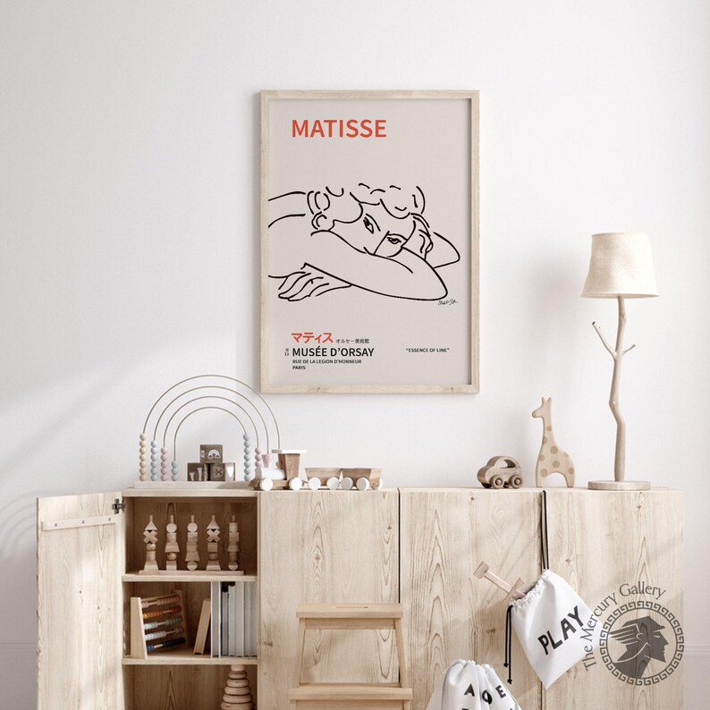 Impresión de Matisse "Mujer dormida", póster de arte francés imagen 8