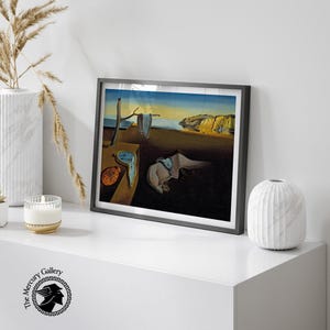Dali 'Persistence of Memory' Kunstdruck, Museumsausstellungsplakat Bild 7