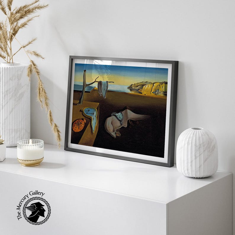 Dali 'Persistence of Memory' Kunstdruck, Museumsausstellungsplakat Bild 7