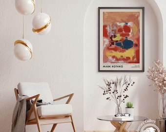 Rothko Painting Print, Abstract Expressionist Wall Art