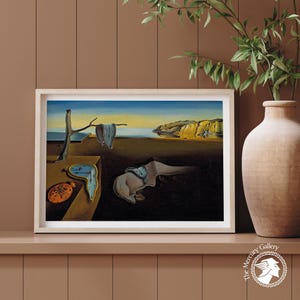 Dali 'Persistence of Memory' Art Print, Museum Exhibition Poster