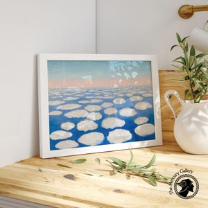 Georgia O'keeffe Print, Above the Clouds I, Landscape Wall Art, American Modernism Wall Decor, Housewarming Gift, Christmas Gift image 2