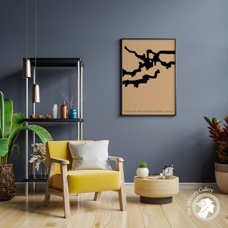 Chillida Abstrakcyjna grafika artystyczna: wystawa Museo de Arte Abstracto Español zdjęcie 6