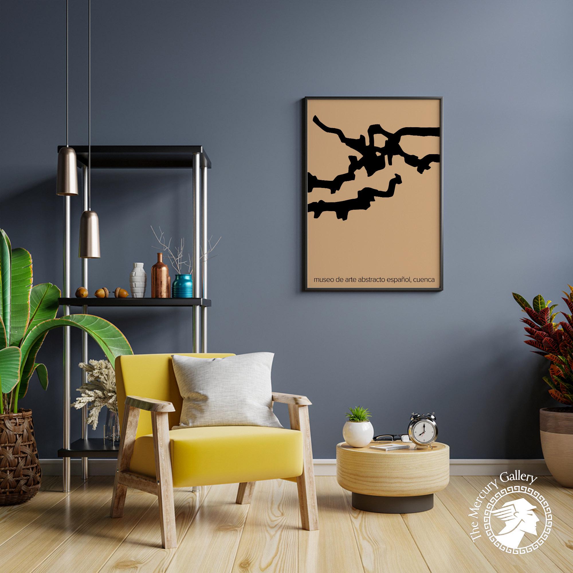 Chillida Abstract Art Print: Museo De Arte Abstracto Español