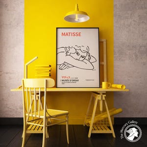 Impresión de Matisse "Mujer dormida", póster de arte francés imagen 3