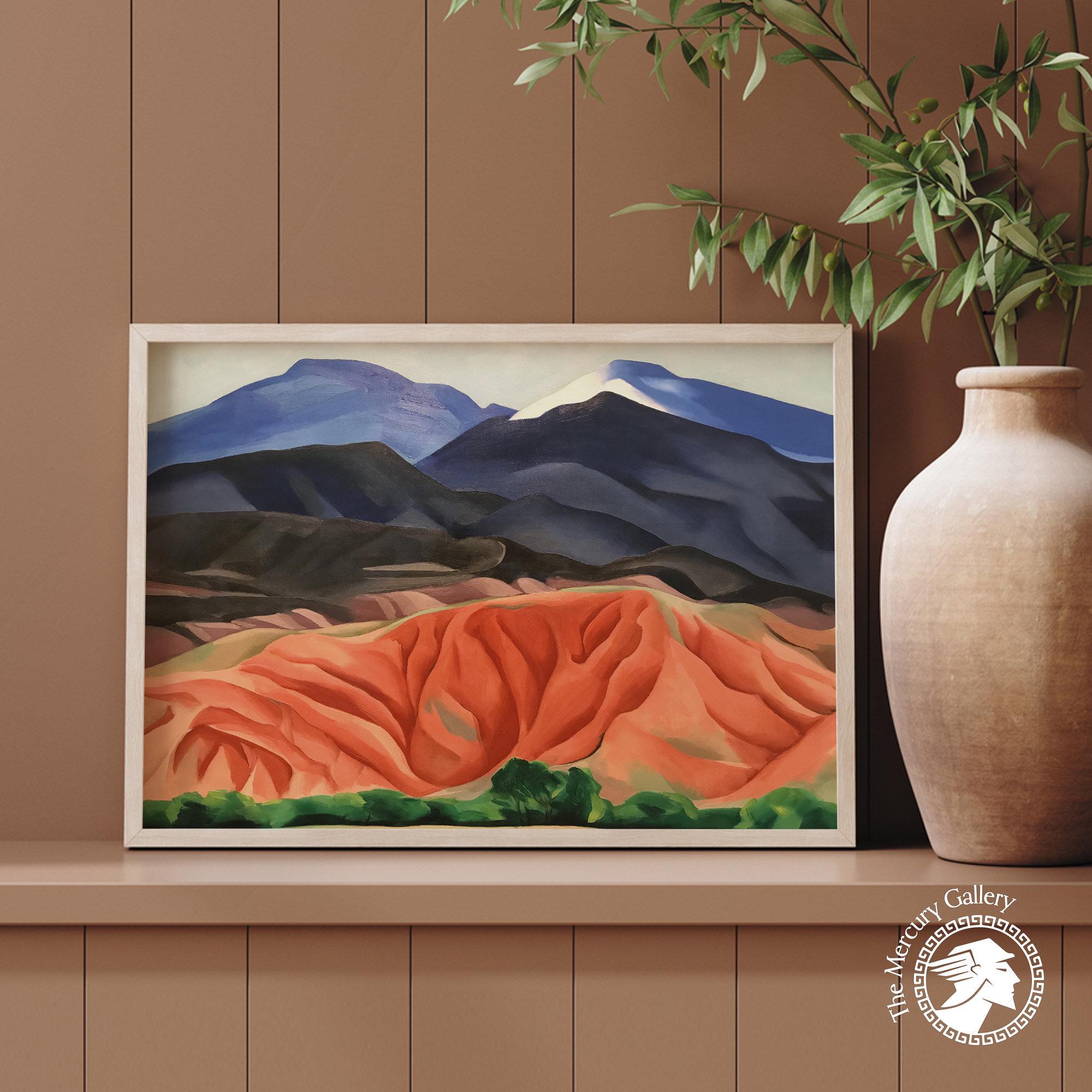 Georgia O'keeffe, Black Mesa Landscape - 1930, New Mexico