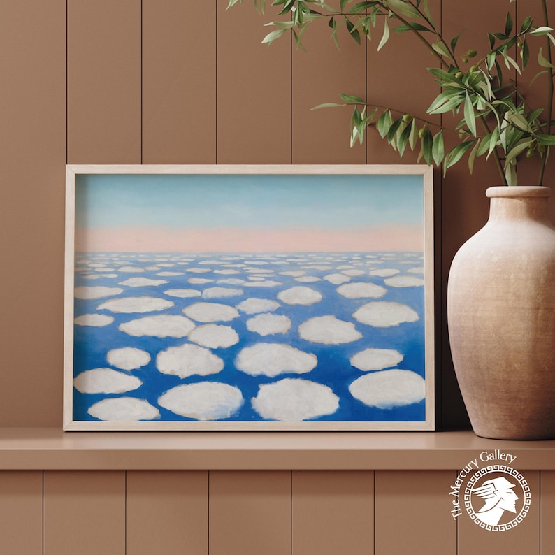 Georgia O'keeffe Print, Above the Clouds I, Landscape Wall Art, American Modernism Wall Decor, Housewarming Gift, Christmas Gift image 4