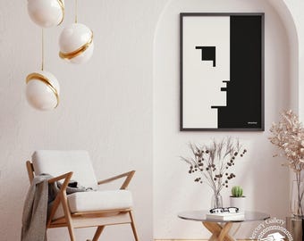 Bauhaus Ausstellung Weimar 1923 Art Print, Minimalist Home Decor