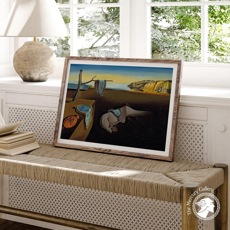 Dali 'Persistence of Memory' Kunstdruck, Museumsausstellungsplakat Bild 4