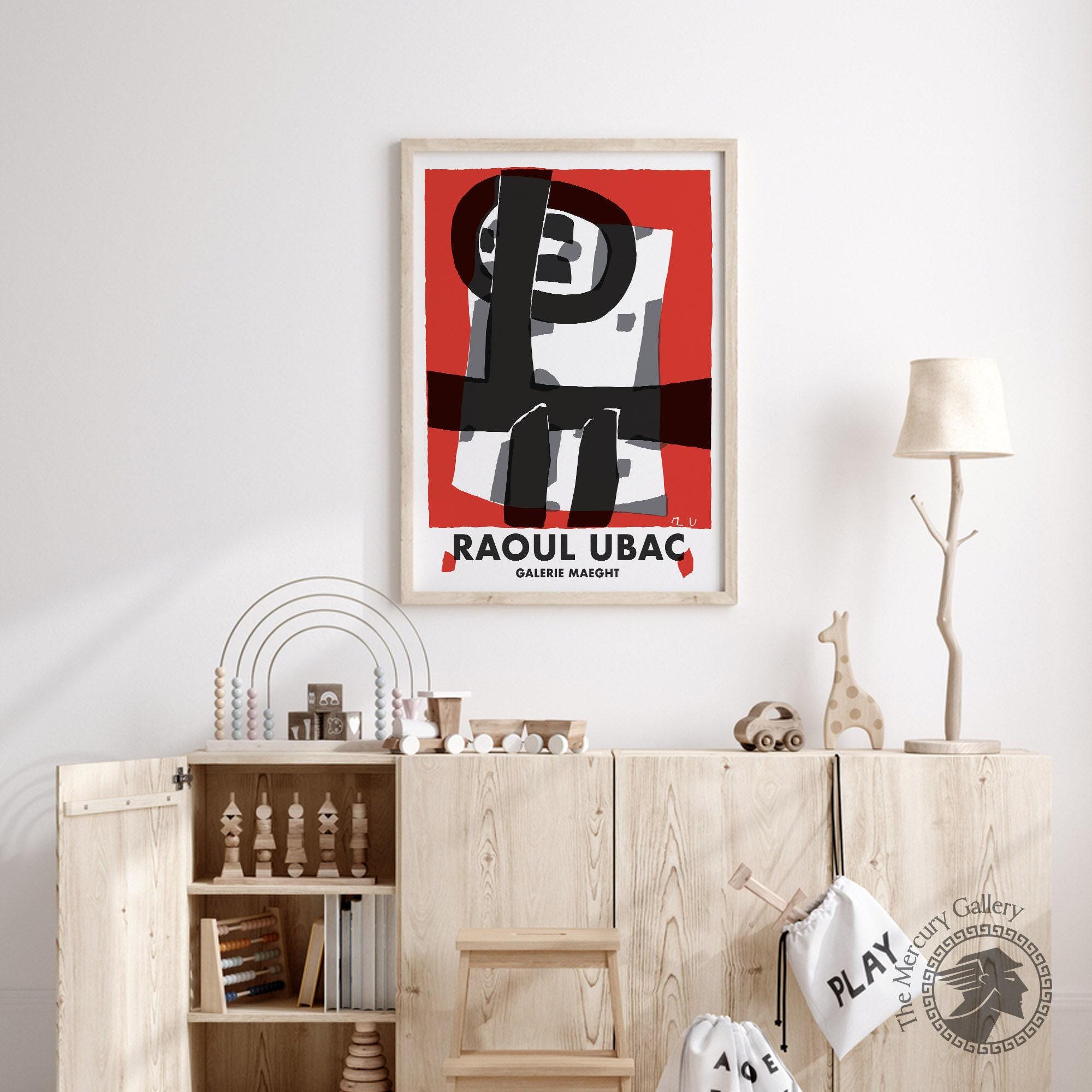 UBAC アートポスター GALERIE MAEGHT Gallery Maeght Exhibition Poster, Raoul Ubac Art Print