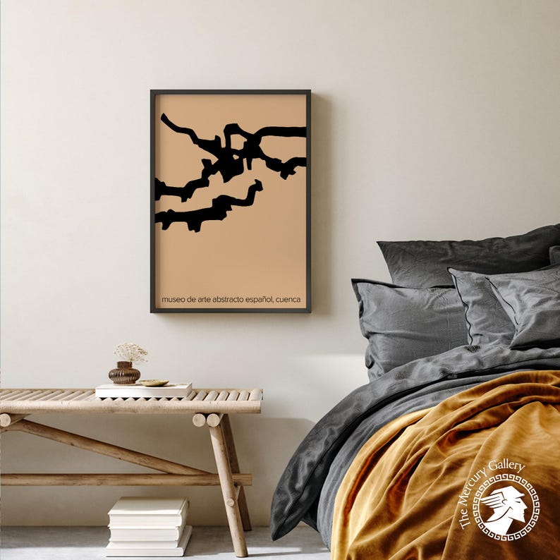 Chillida Abstrakcyjna grafika artystyczna: wystawa Museo de Arte Abstracto Español zdjęcie 4