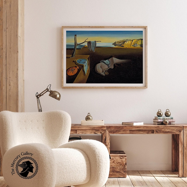 Dali 'Persistence of Memory' Kunstdruck, Museumsausstellungsplakat Bild 5
