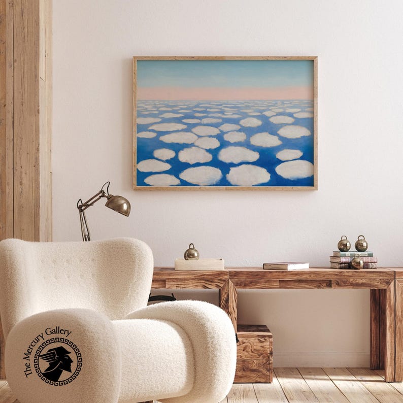 Georgia O'keeffe Print, Above the Clouds I, Landscape Wall Art, American Modernism Wall Decor, Housewarming Gift, Christmas Gift image 5