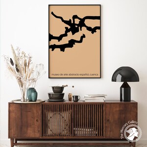 Chillida Abstrakcyjna grafika artystyczna: wystawa Museo de Arte Abstracto Español zdjęcie 2