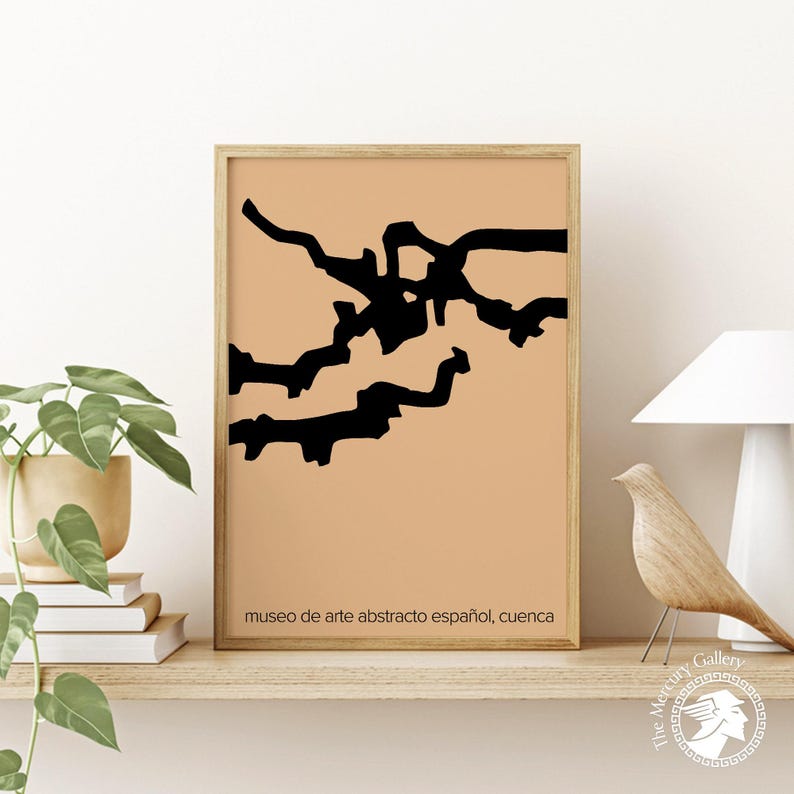 Chillida Abstrakcyjna grafika artystyczna: wystawa Museo de Arte Abstracto Español zdjęcie 1