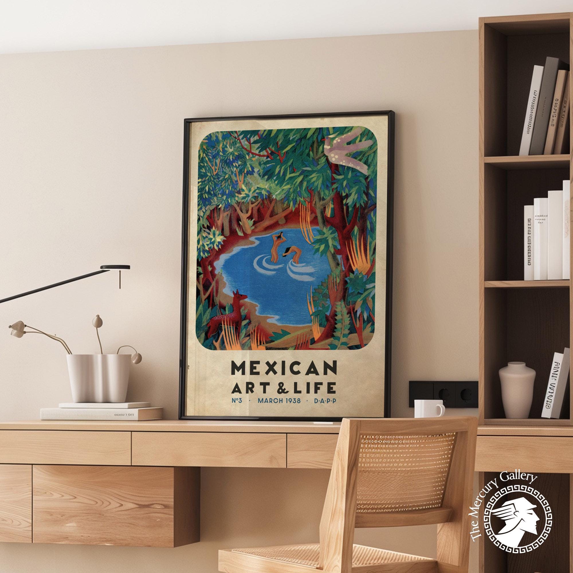 アート・デザイン・音楽 CA Magazine July/August 1965 Vol.7 No.4 Vintage Mexican Art & Life Magazine Cover Poster - Etsy
