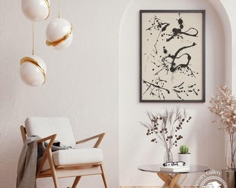 Decoración de pared abstracta de Pollock, impresiones de pósteres de Jackson Pollock, varios tamaños, impresión de alta calidad