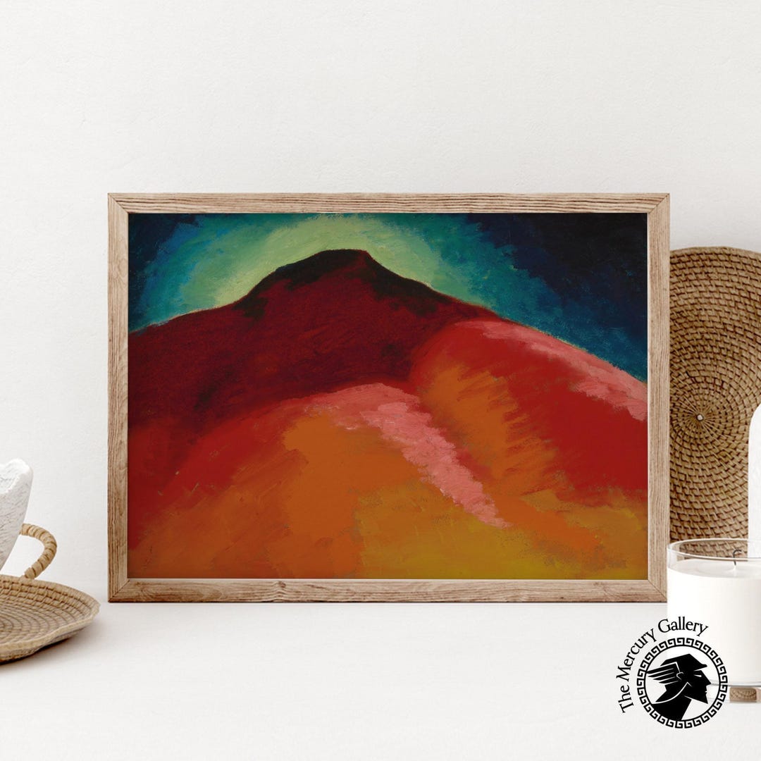 Georgia O'keeffe No.22 Print: Vintage Landscape Wall Art - Etsy