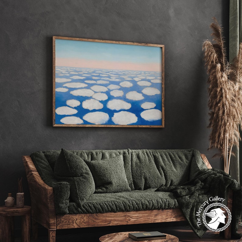 Georgia O'keeffe Print, Above the Clouds I, Landscape Wall Art, American Modernism Wall Decor, Housewarming Gift, Christmas Gift image 8