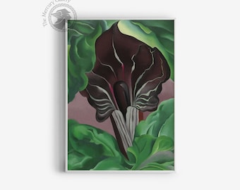 Georgia O'Keeffe Jack in Pulpit No.2 Druck, Hauswanddekor