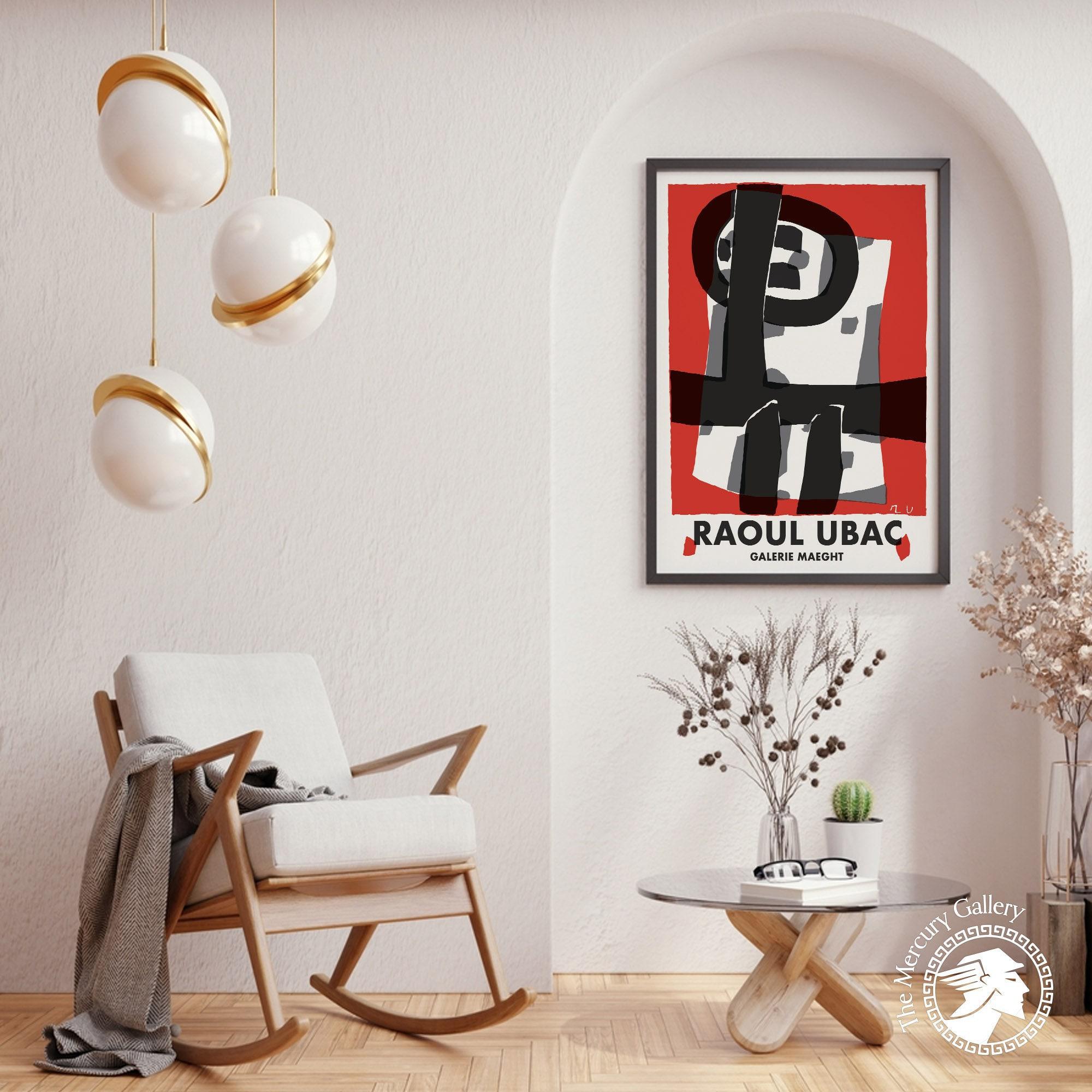 UBAC アートポスター GALERIE MAEGHT Gallery Maeght Exhibition Poster, Raoul Ubac Art Print