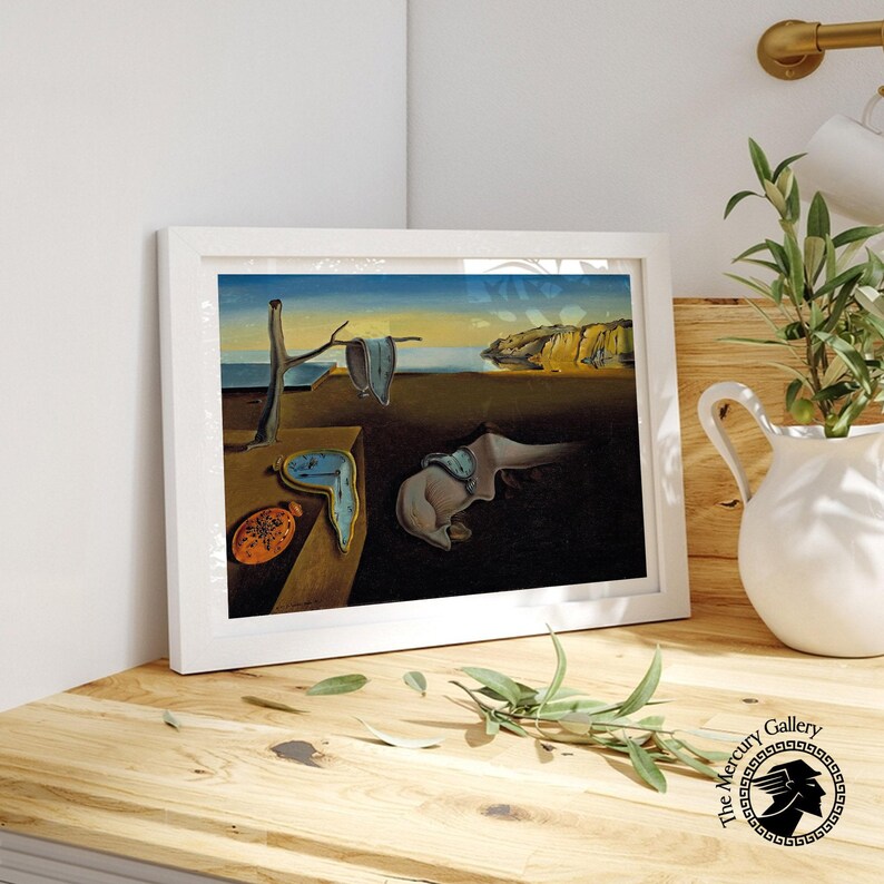 Dali 'Persistence of Memory' Kunstdruck, Museumsausstellungsplakat Bild 3