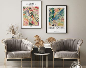 Henri Matisse Art Poster Set, Fauvism Gallery Wall Decor