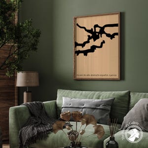 Chillida Abstrakcyjna grafika artystyczna: wystawa Museo de Arte Abstracto Español zdjęcie 8