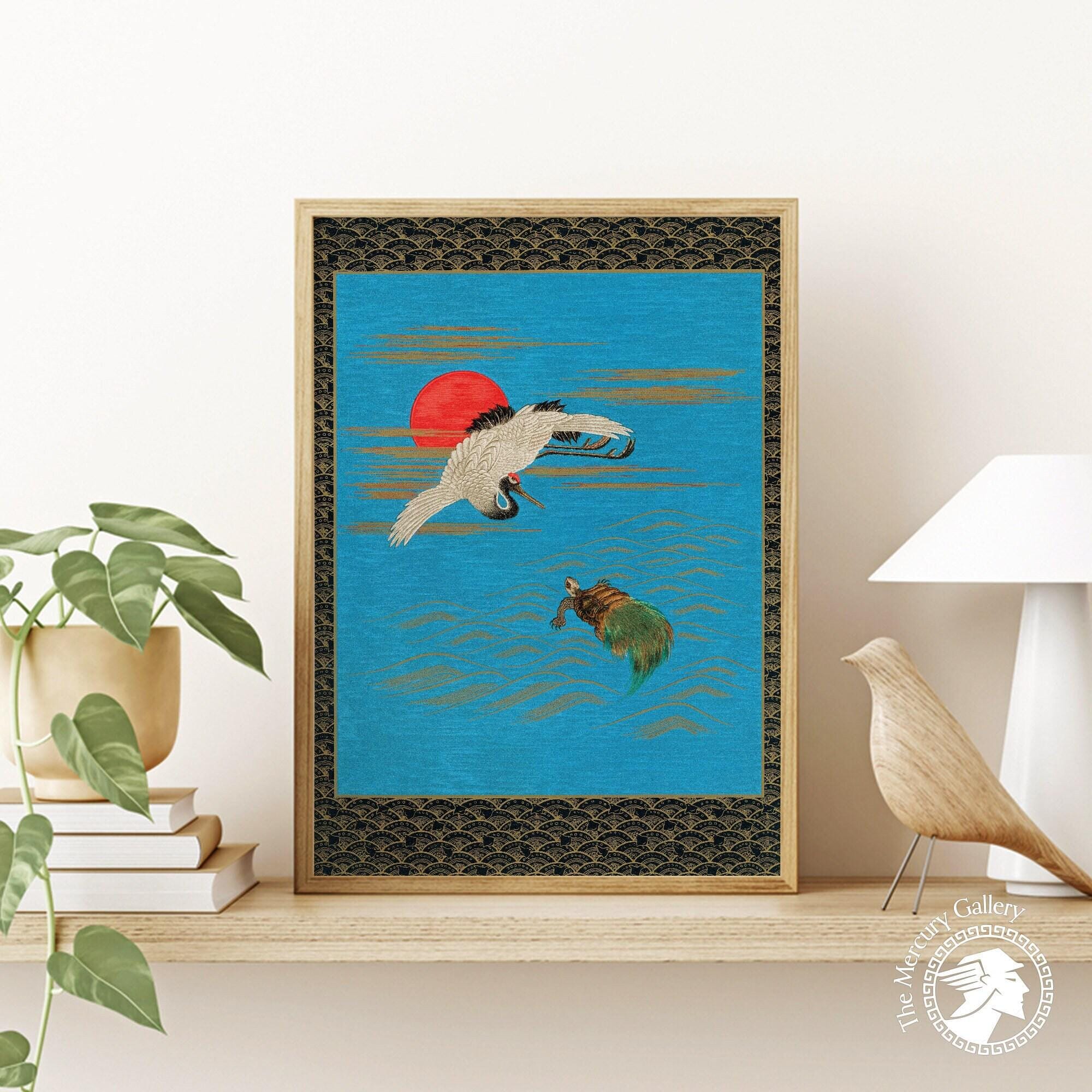 Crane and Turtle - Etsy