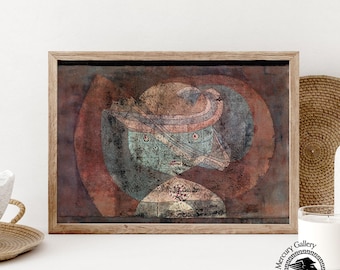 Paul Klee Abstract Art Print: Mid-Century Modern Home Decor
