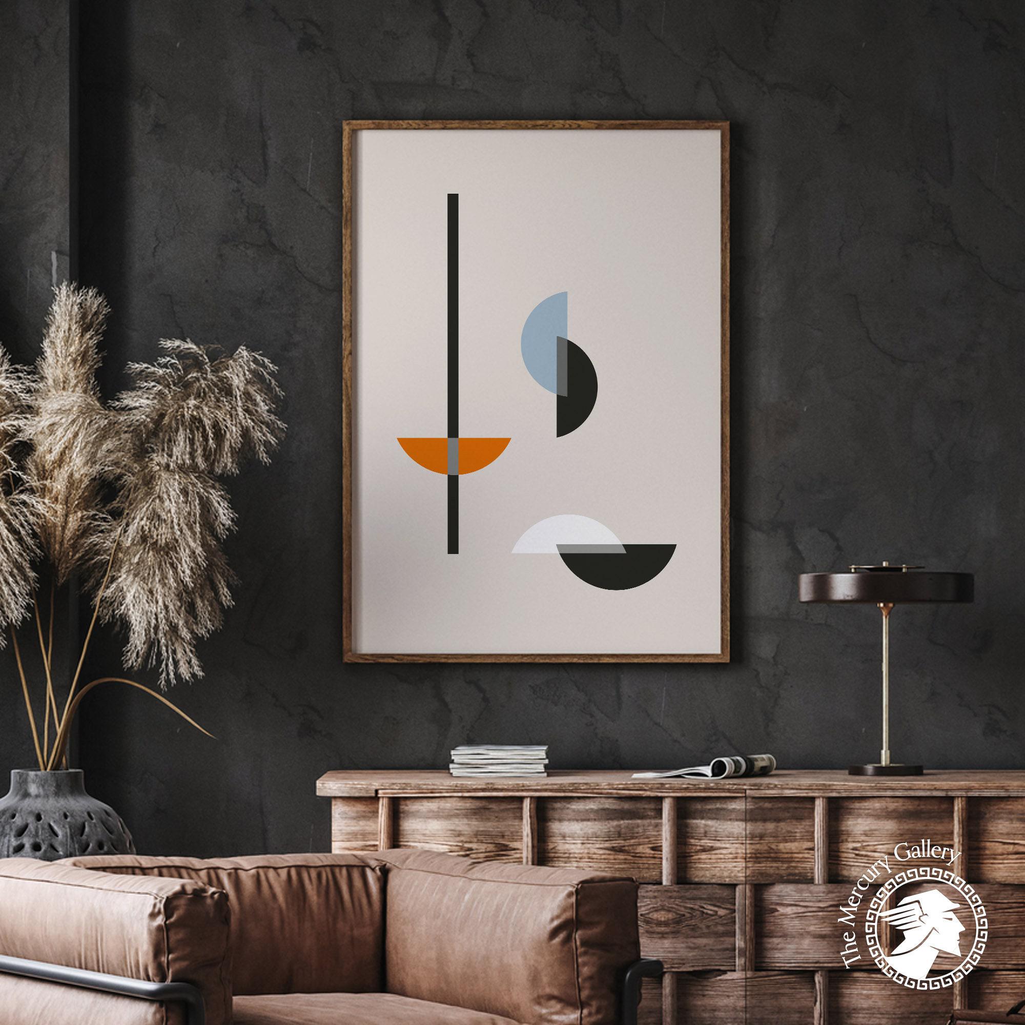 Bauhaus Exhibition 1923 Poster, Minimalist Geometric Wall Art - Etsy