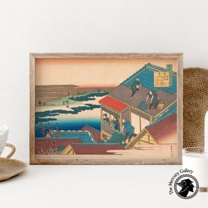 Hokusai Print, Japan Wall Art, Ukiyo-e Art, Japanese Posters, Woodblock Print, Japanese Decor