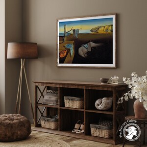 Dali 'Persistence of Memory' Kunstdruck, Museumsausstellungsplakat Bild 6