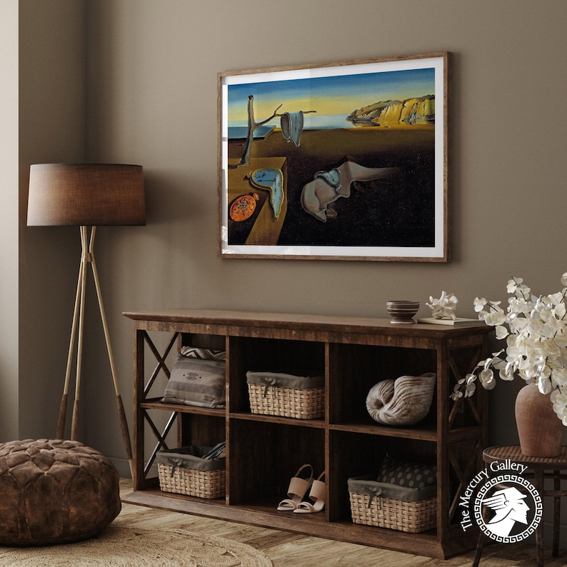 Dali 'Persistence of Memory' Kunstdruck, Museumsausstellungsplakat Bild 6