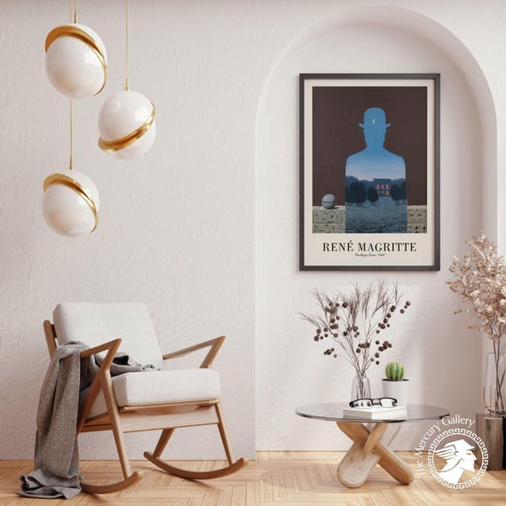 Rene Magritte Art Print, the Happy Donor 1966, Modern Art Gift