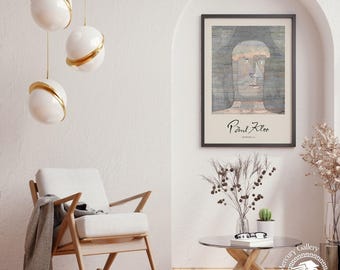Paul Klee Art Exhibition Poster, Athlete’s Head 1932, Art Decor