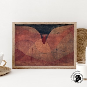 Paul Klee Print, Aviatic Avolution (1934), Klee Abstract Art, Mid Century Poster, Home Decor, Wall Gallery, Housewarming Gift