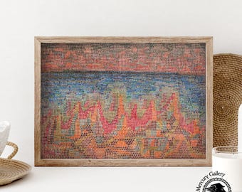 Paul Klee 'klippen Am Meer' Art Print, Abstract Seascape, Modern