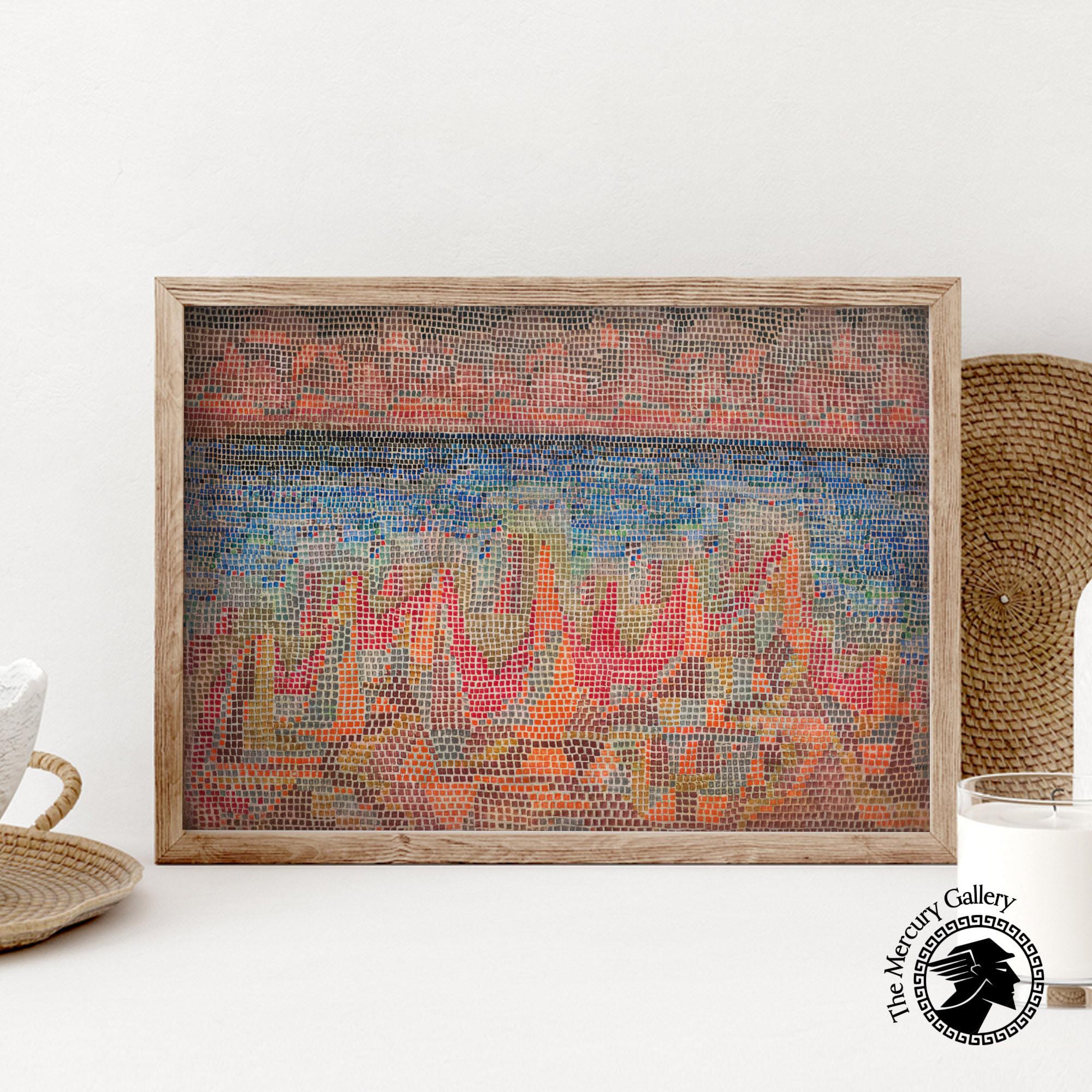 Paul Klee 'klippen Am Meer' Art Print, Abstract Seascape, Modern
