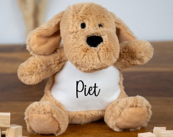 Personalized dog plush toy, personalized plush toy with name, personalized stuffed animal with name, personalized plush toy, gift idea for children