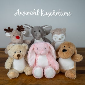 Kuscheltier Elefant, Kuscheltier personalisiert mit Name, Stofftier personalisiert mit Name, Plüschtier personalisiert, Geschenk Kinder Bild 7