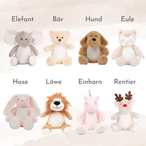 Personalized teddy bear plush toy, personalized plush toy with name, personalized stuffed animal with name, personalized plush toy, children's gift image 9