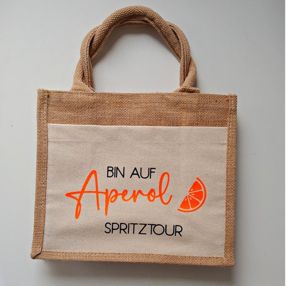 Aperol Jutetasche XXL - Strandtasche Geschenk Für Frauen & Kolleginnen