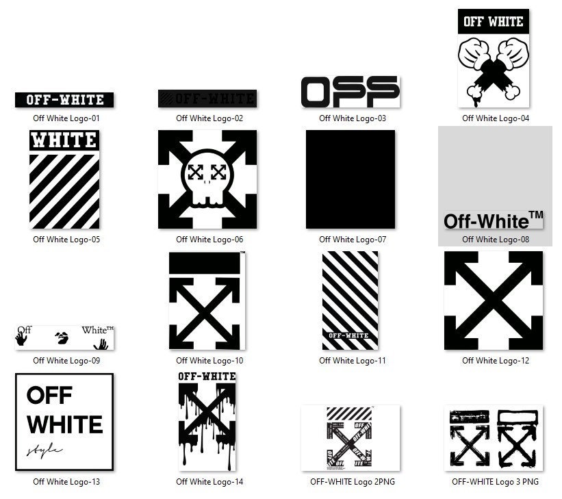 Off White Symbol SVG  Download Off White Symbol vector File